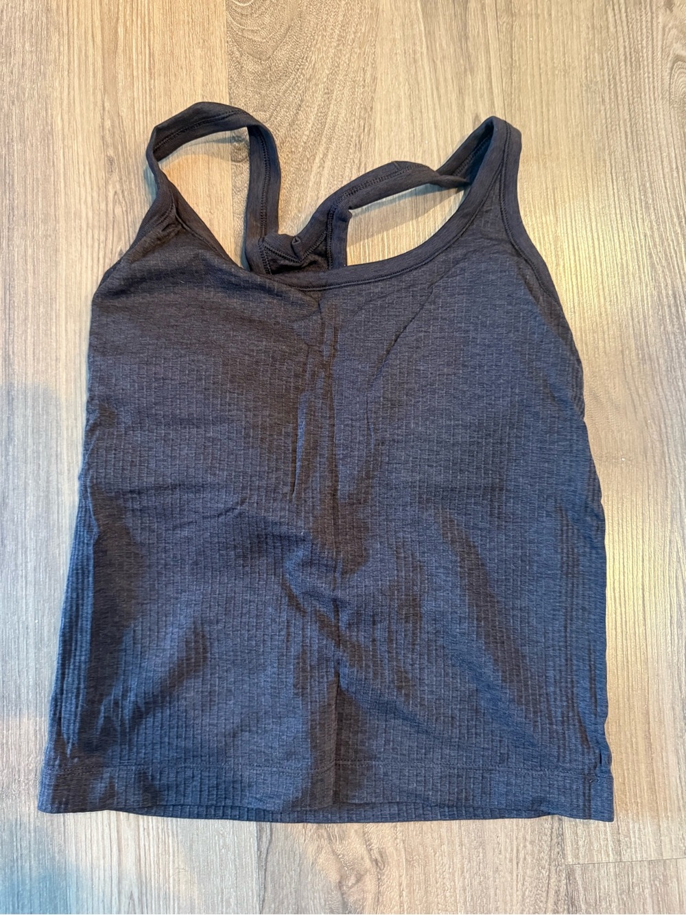 lululemon athletica Brown Ribbed Ebb to Street Tank Top